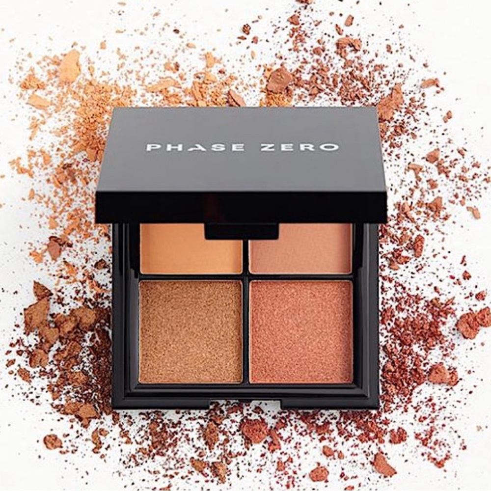PHASE ZERO quad eyeshadow palette in Santorini matte/shimmer NEVER USED!